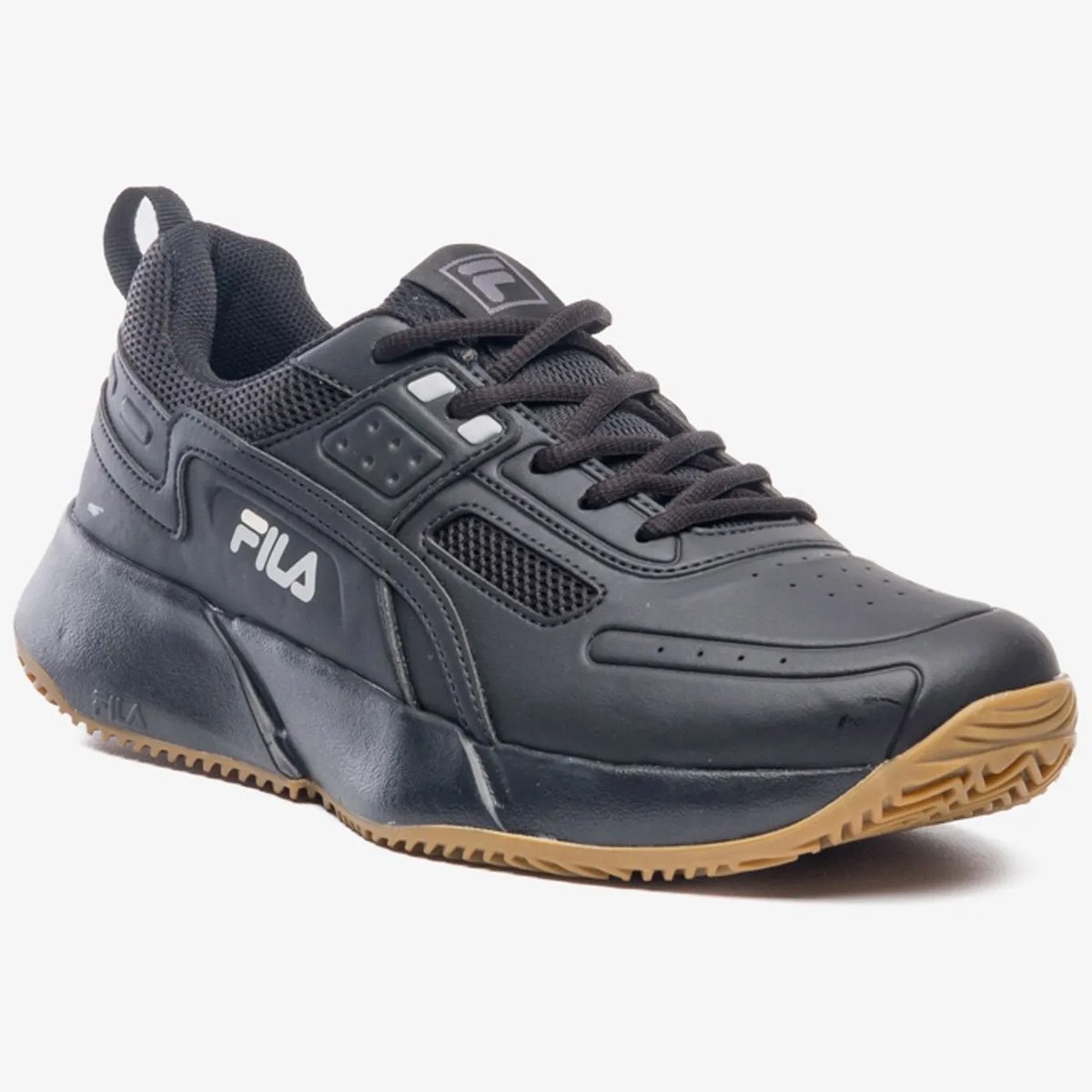 Tenis Fila Precision Masculino Preto Preto 3