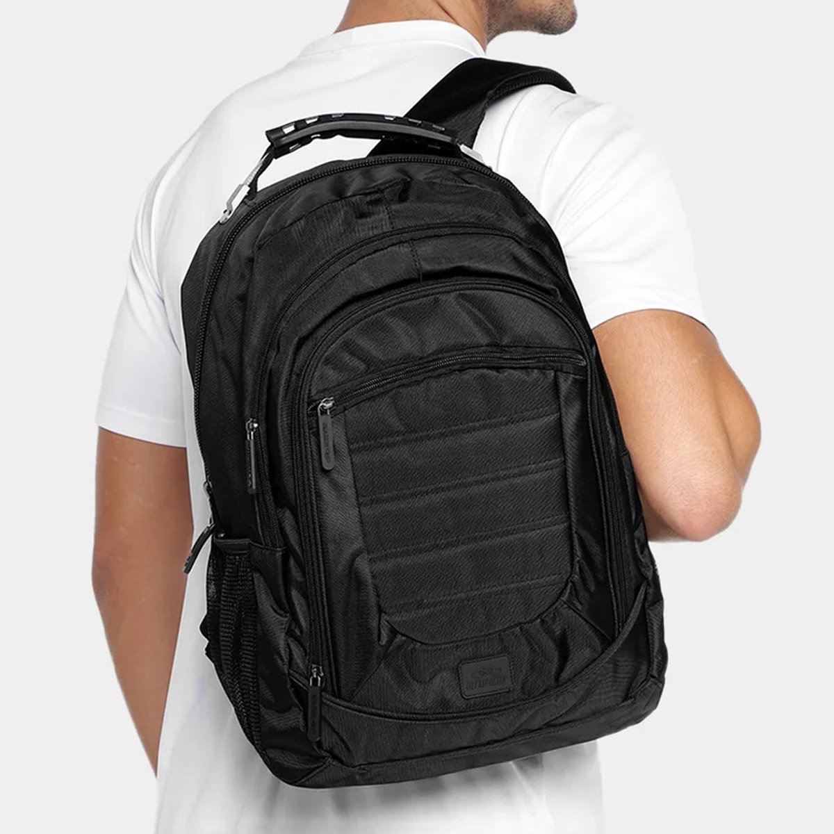 Mochila Olympikus Cabo de Aco Unissex Preto Preto 2
