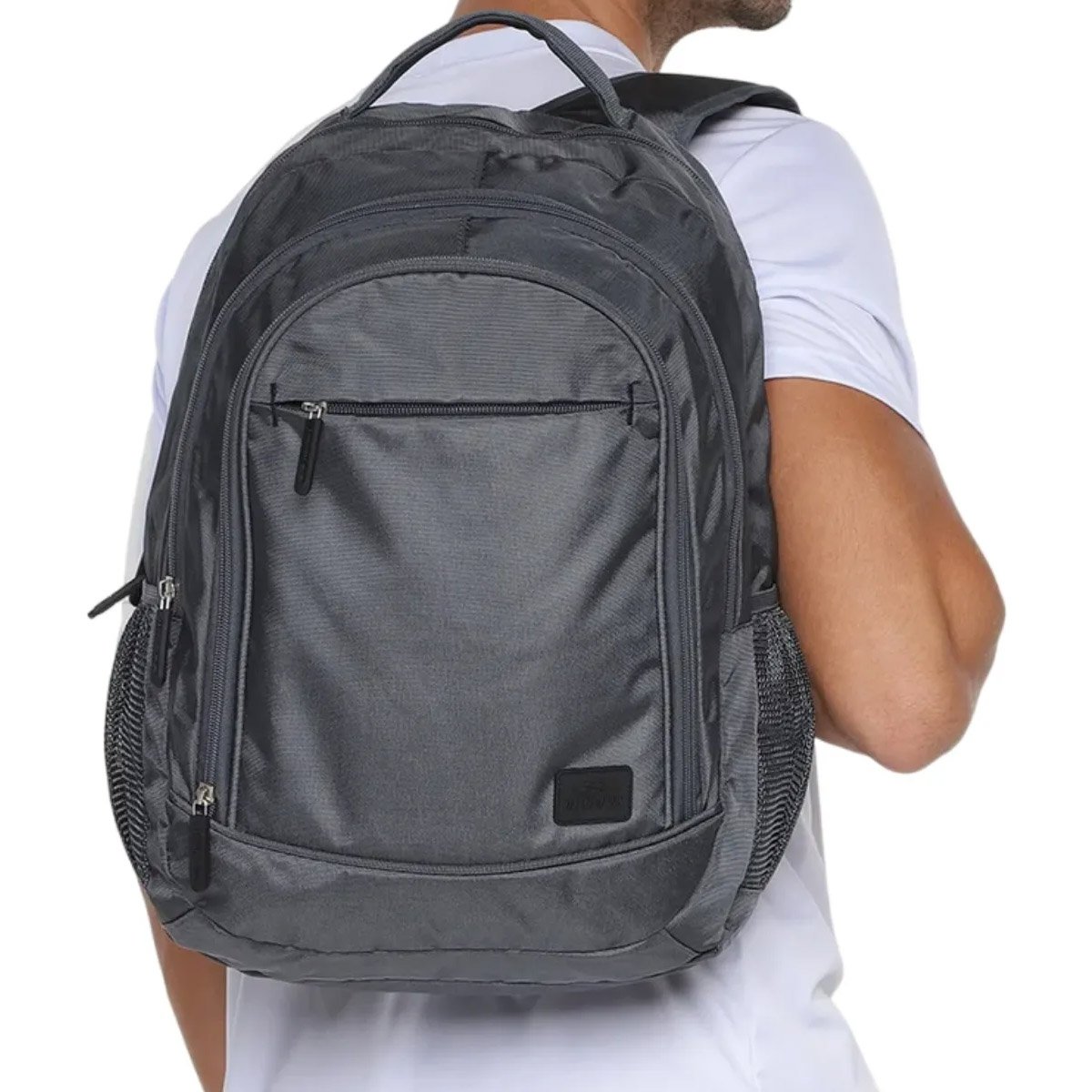 Mochila Olympikus Prime Feminino Grafite Cinza 3