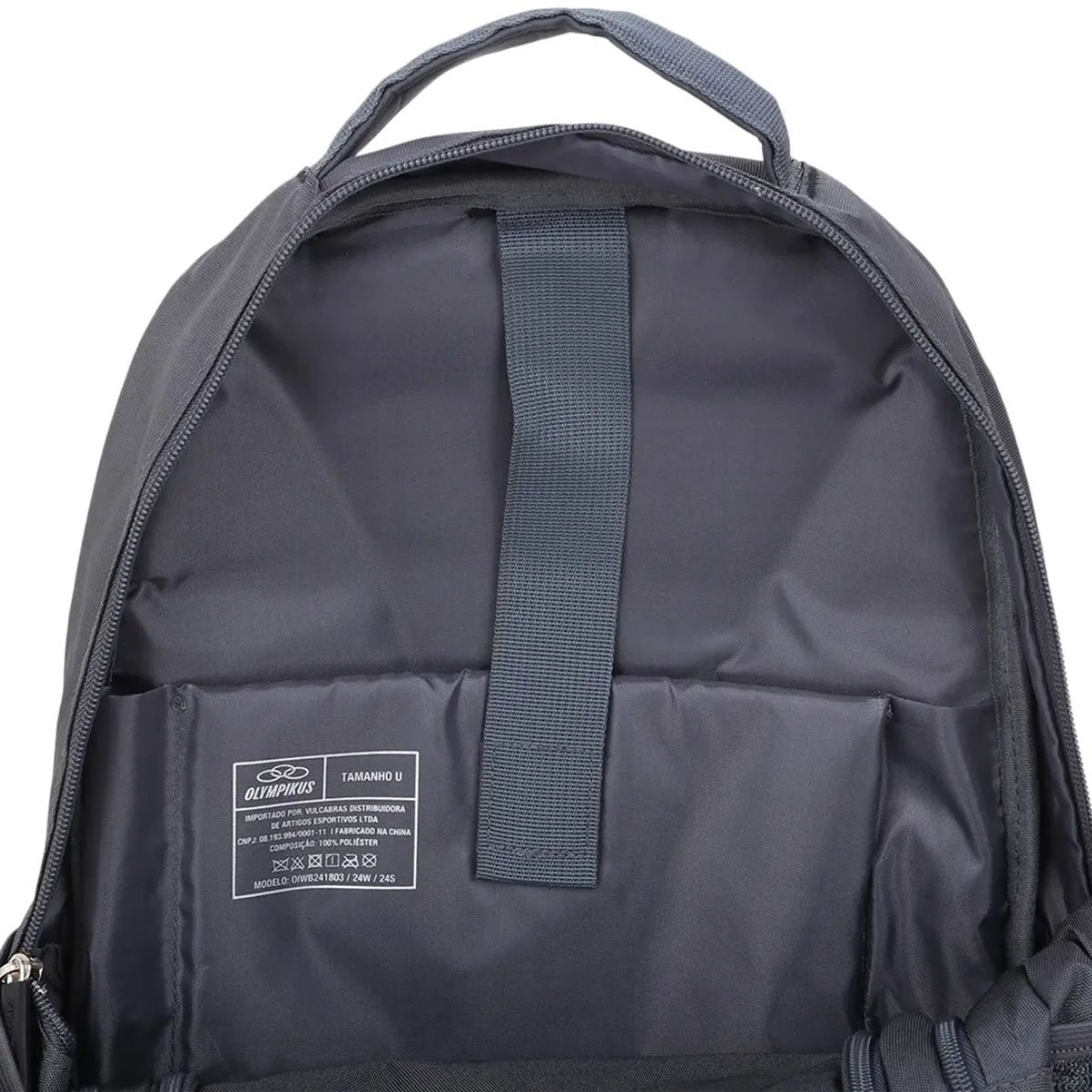 Mochila Olympikus Prime Feminino Grafite Cinza 5