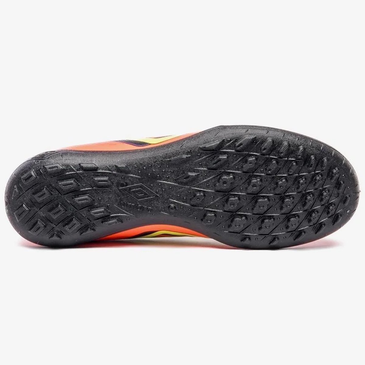 Chuteira Society Umbro Fast II Unissex Coral Laranja 5