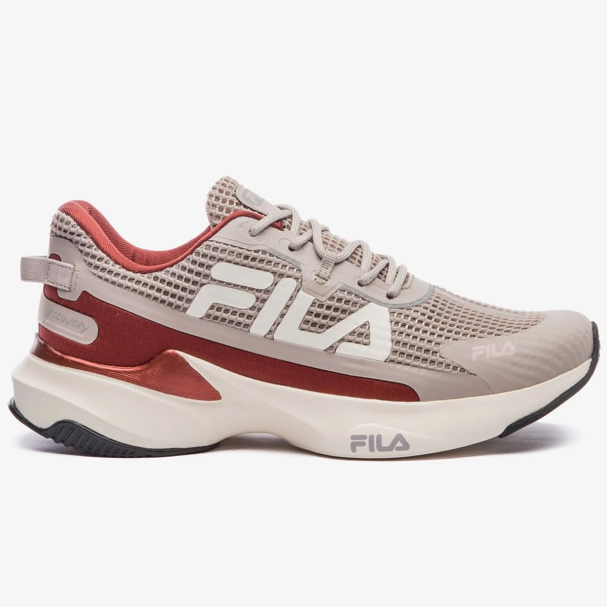Tenis Fila Recovery Feminino Castanho