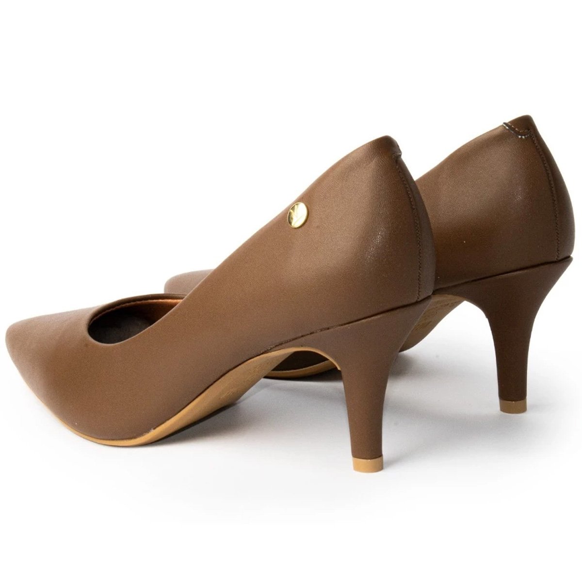 Scarpin Vizzano Salto Medio Feminino Capuccino Capuccino 4