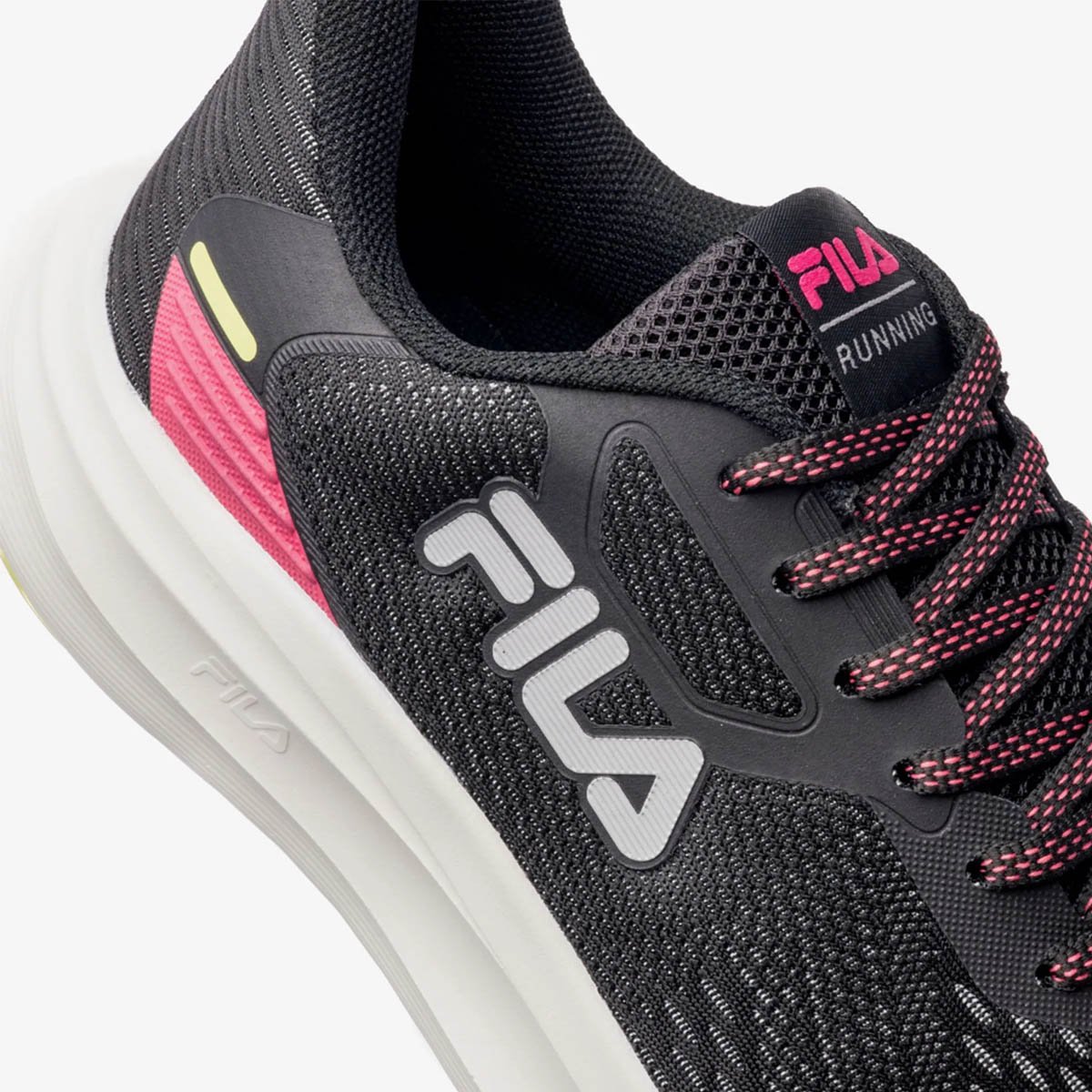 Tenis Fila Fastness Feminino Preto Preto 7