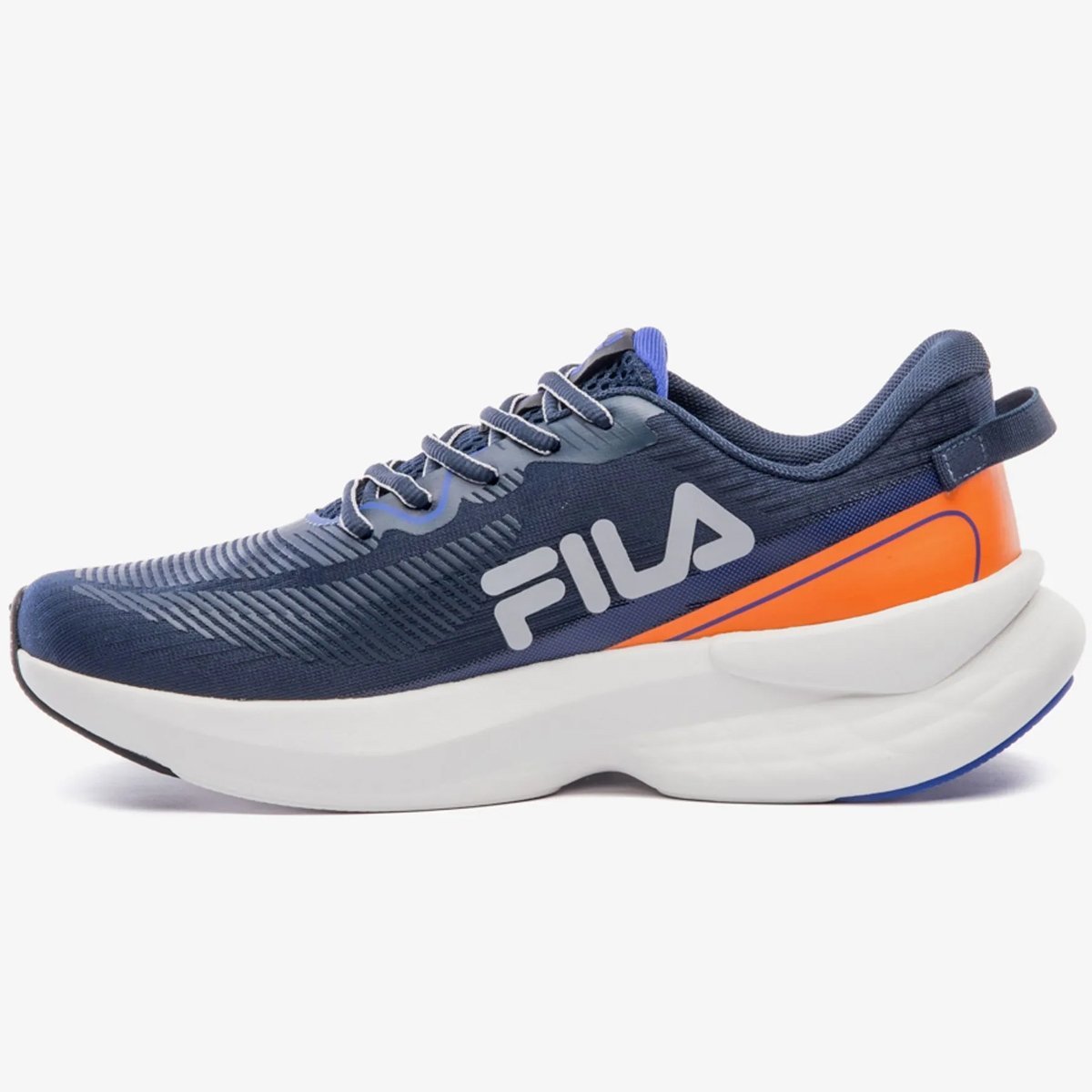 Tenis Fila Striker Masculino Marinho Marinho/Laranja 2