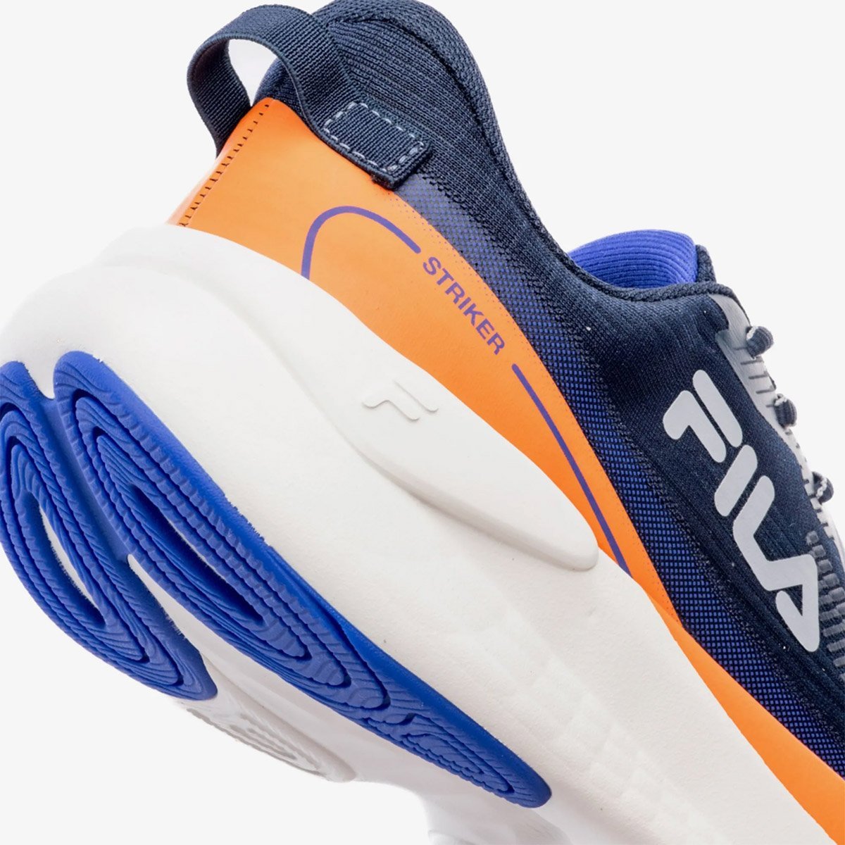Tenis Fila Striker Masculino Marinho Marinho/Laranja 7