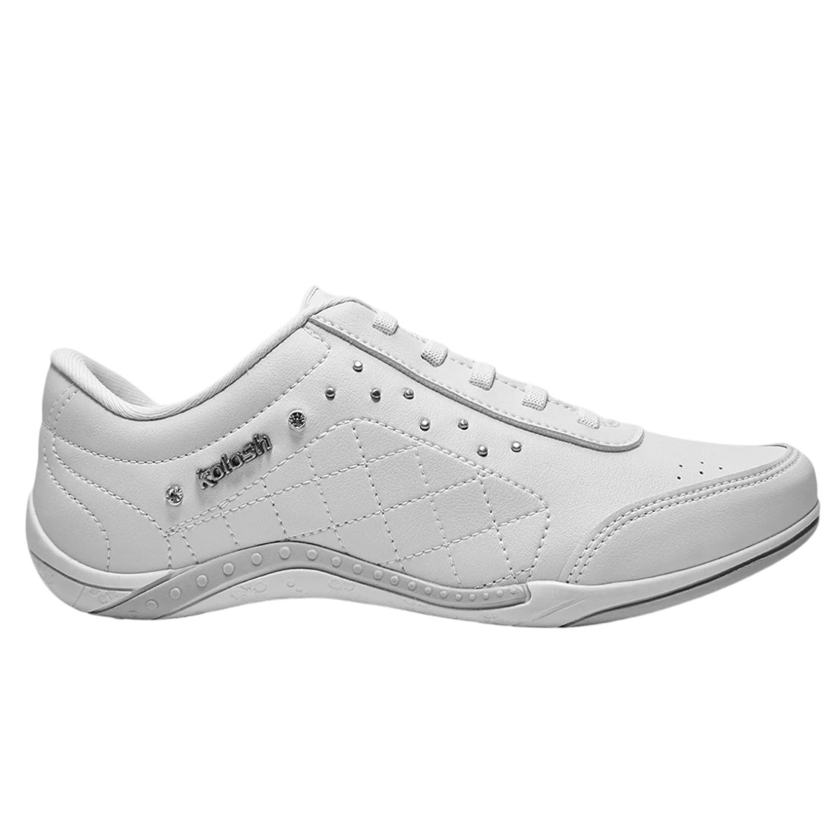 Tenis Kolosh Casual C1296 Feminino Branco Branco 1