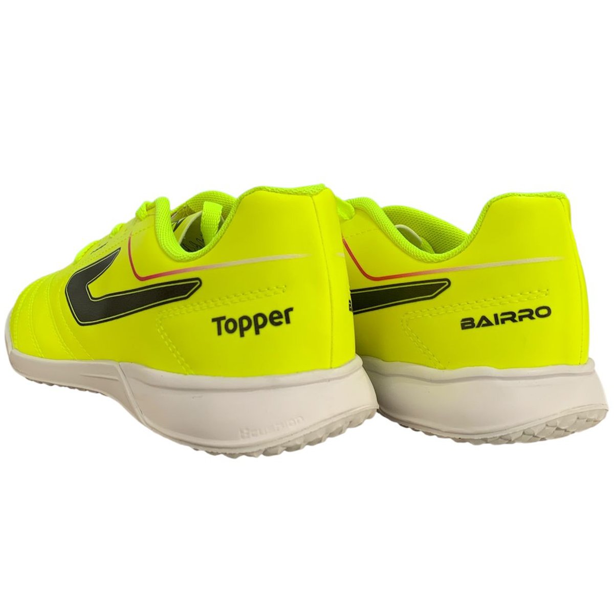 Chuteira Futsal Topper Bairro Amarelo Neon Amarelo 4