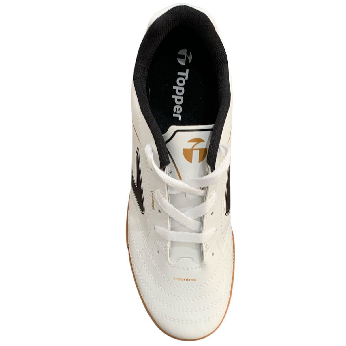 Chuteira Futsal Topper Bairro Branco Branco 4
