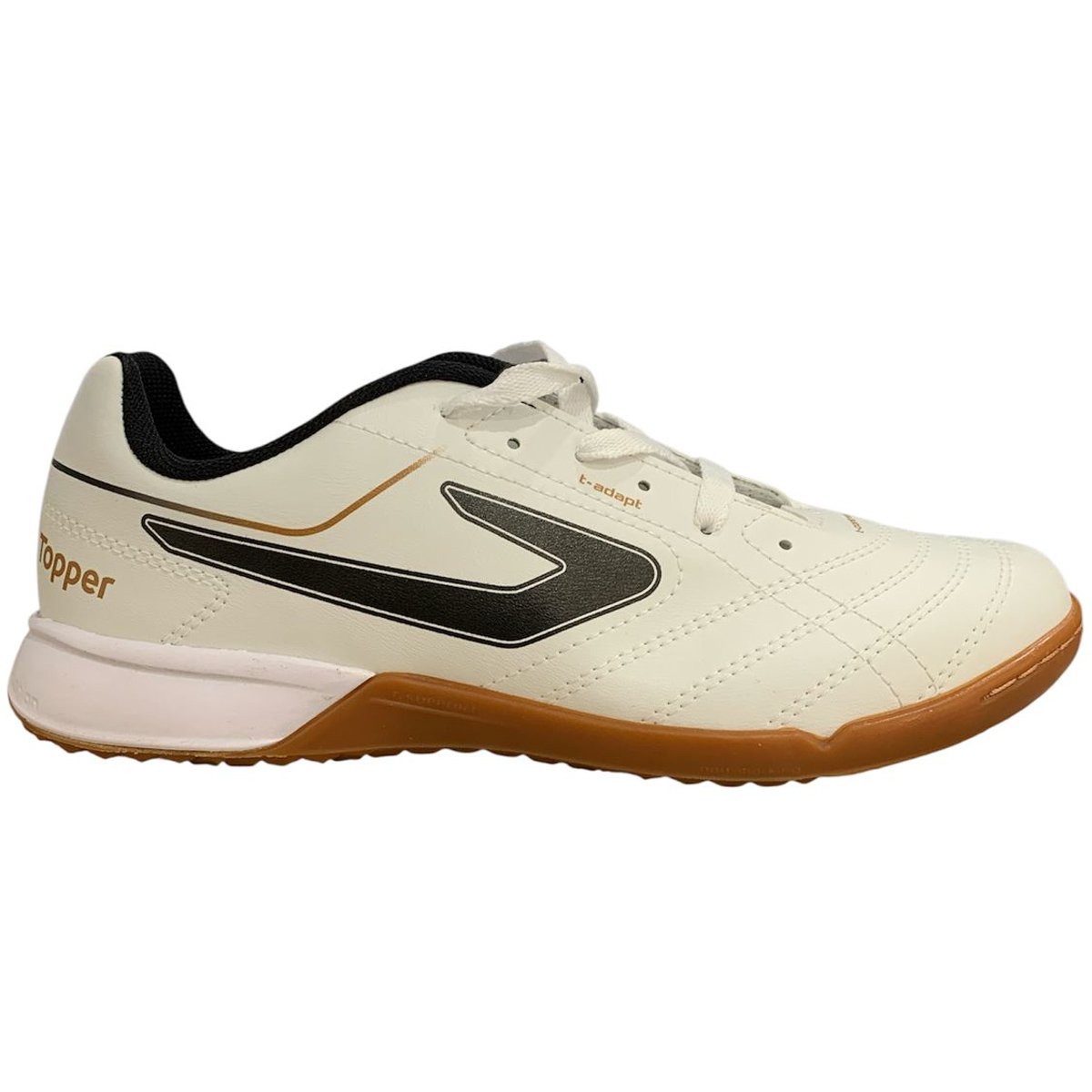 Chuteira Futsal Topper Bairro Branco Branco 1