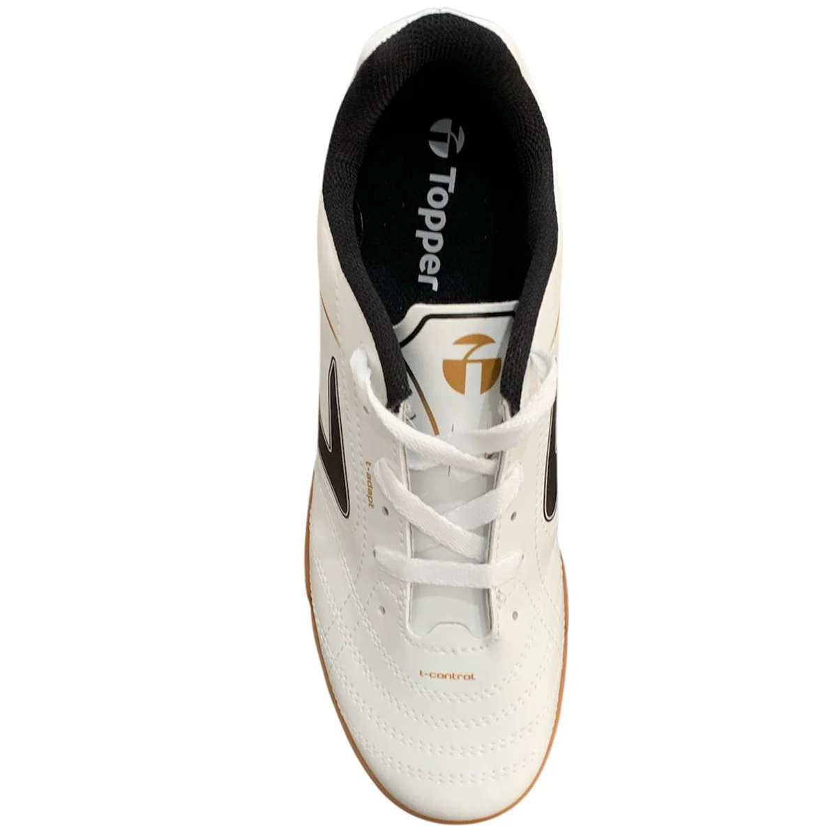 Chuteira Futsal Topper Bairro Branco Branco 4