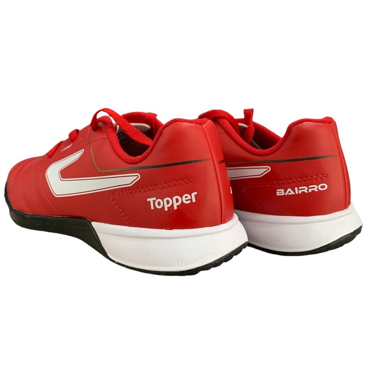 Chuteira Futsal Topper Bairro Vermelho Vermelho 4