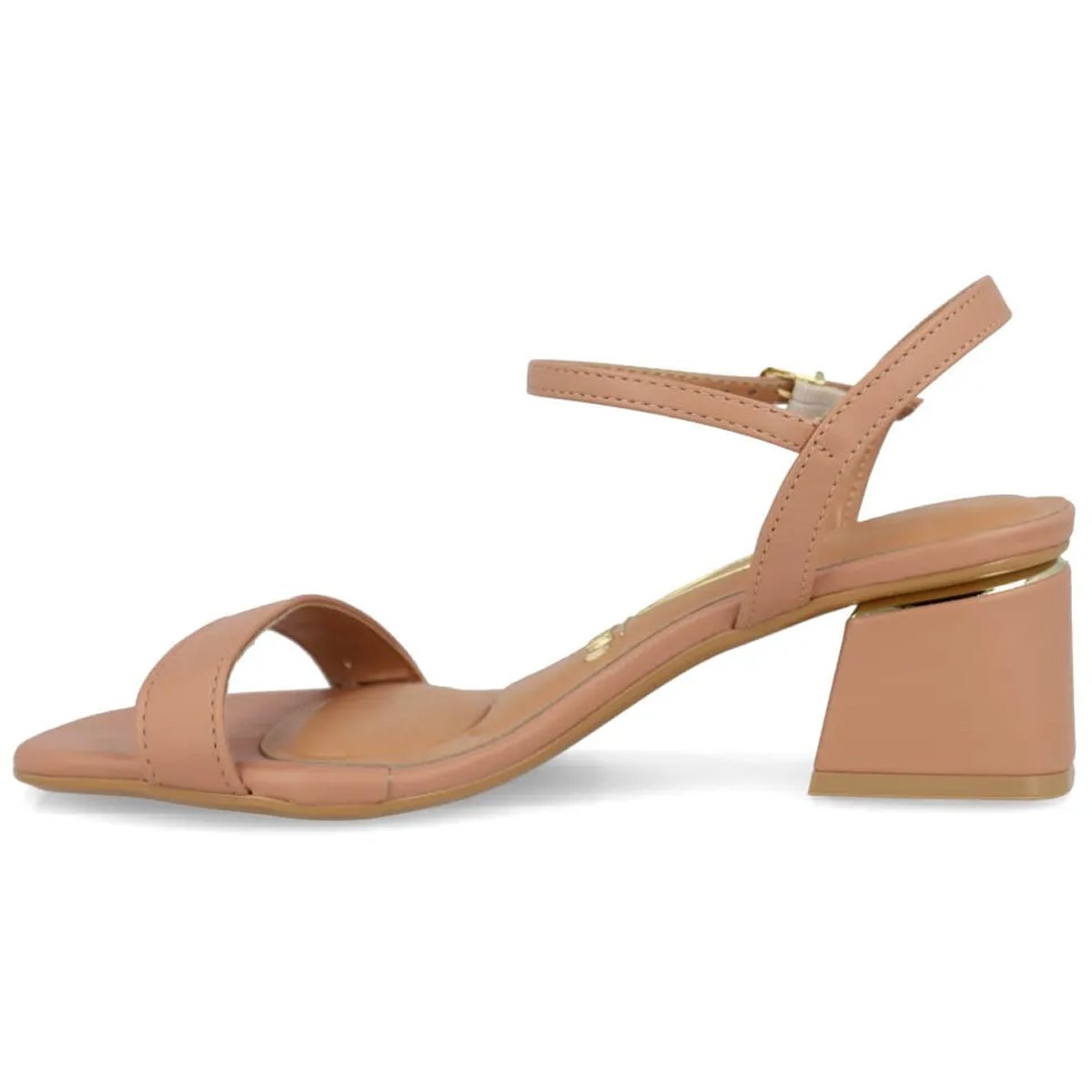 Sandalia Vizzano 6428101 Salto Medio Feminino Nude Nude 3