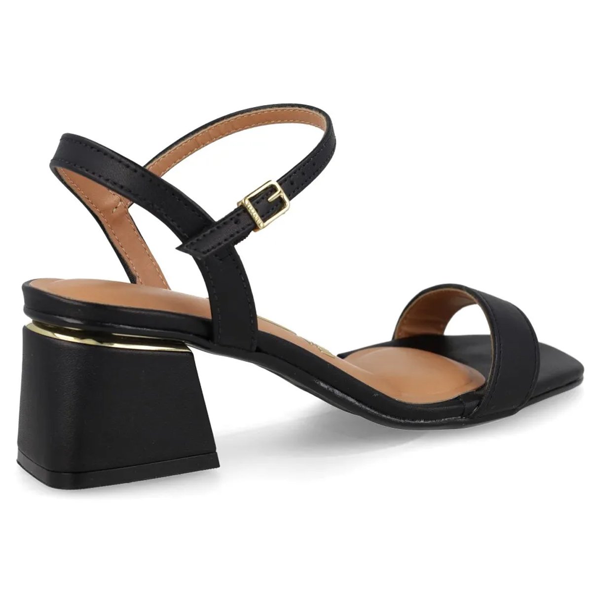 Sandalia Vizzano 6428101 Salto Medio Feminino Preto Preto 3
