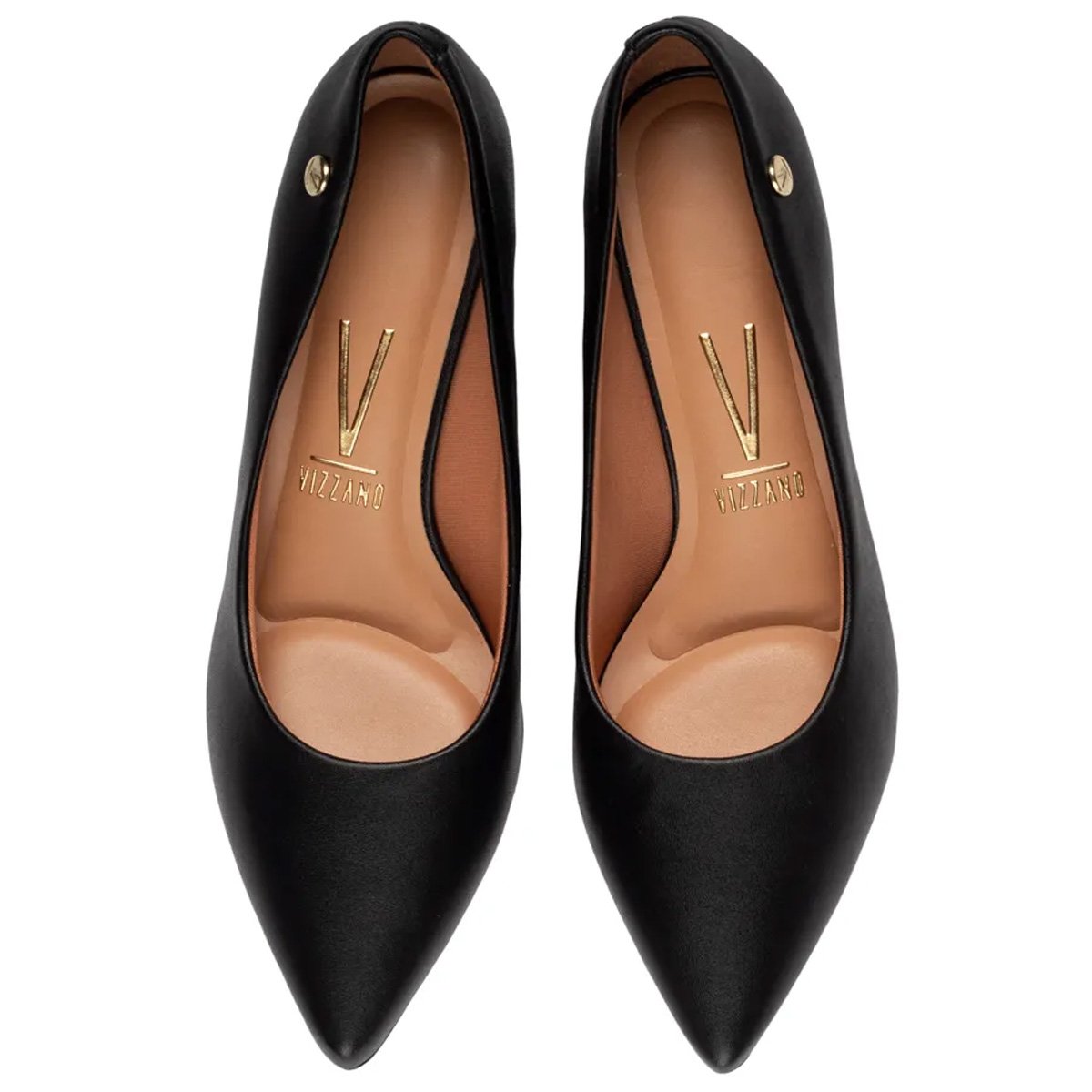 Sapato Vizzano 1220315 Salto Medio Feminino Preto Preto 4