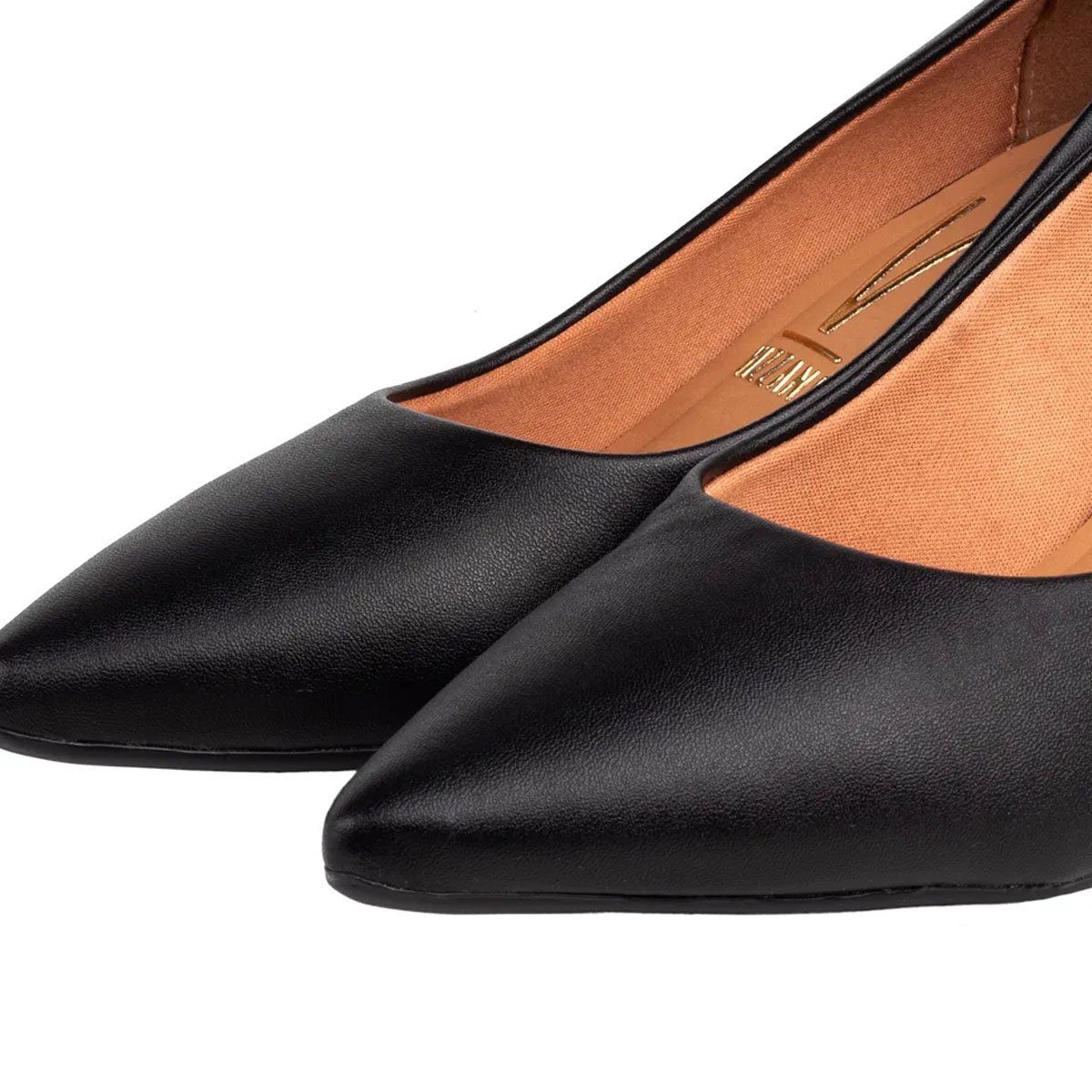Sapato Vizzano 1220315 Salto Medio Feminino Preto Preto 5