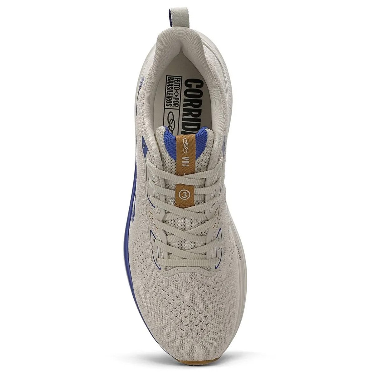 Tenis Olympikus Voa 3 Masculino Arenito Arenito/Azul 4