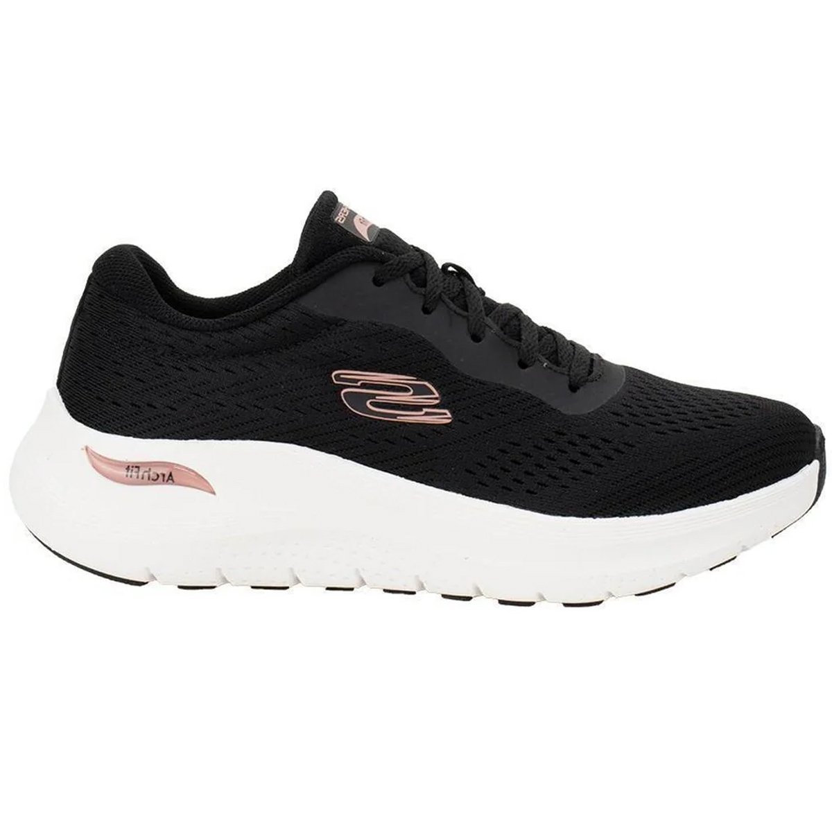 Tenis Skechers Arch Fit 2.0 Big League Feminino Preto
