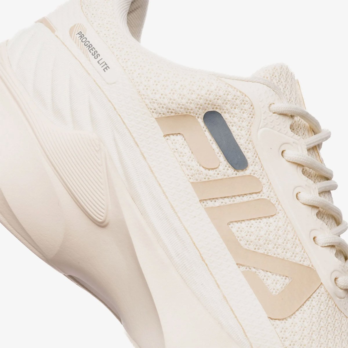 Tenis Fila Progress Lite Feminino Bege Bege/Grafite 7