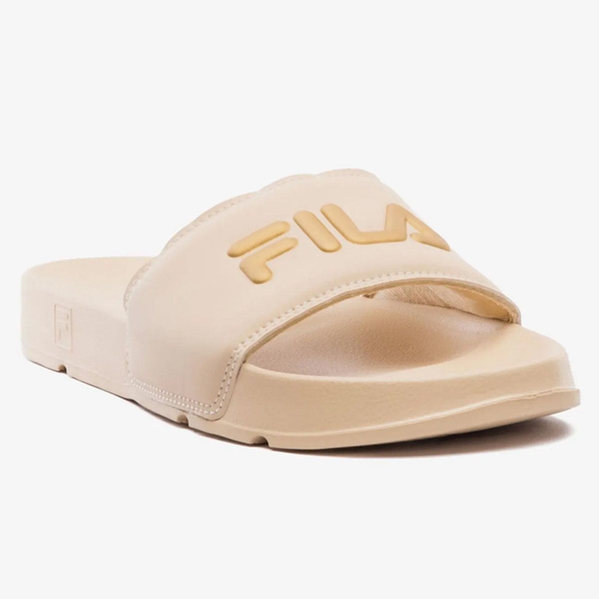 Chinelo Gaspea Fila Drifter Basic Feminino Bege Bege/Dourado 3