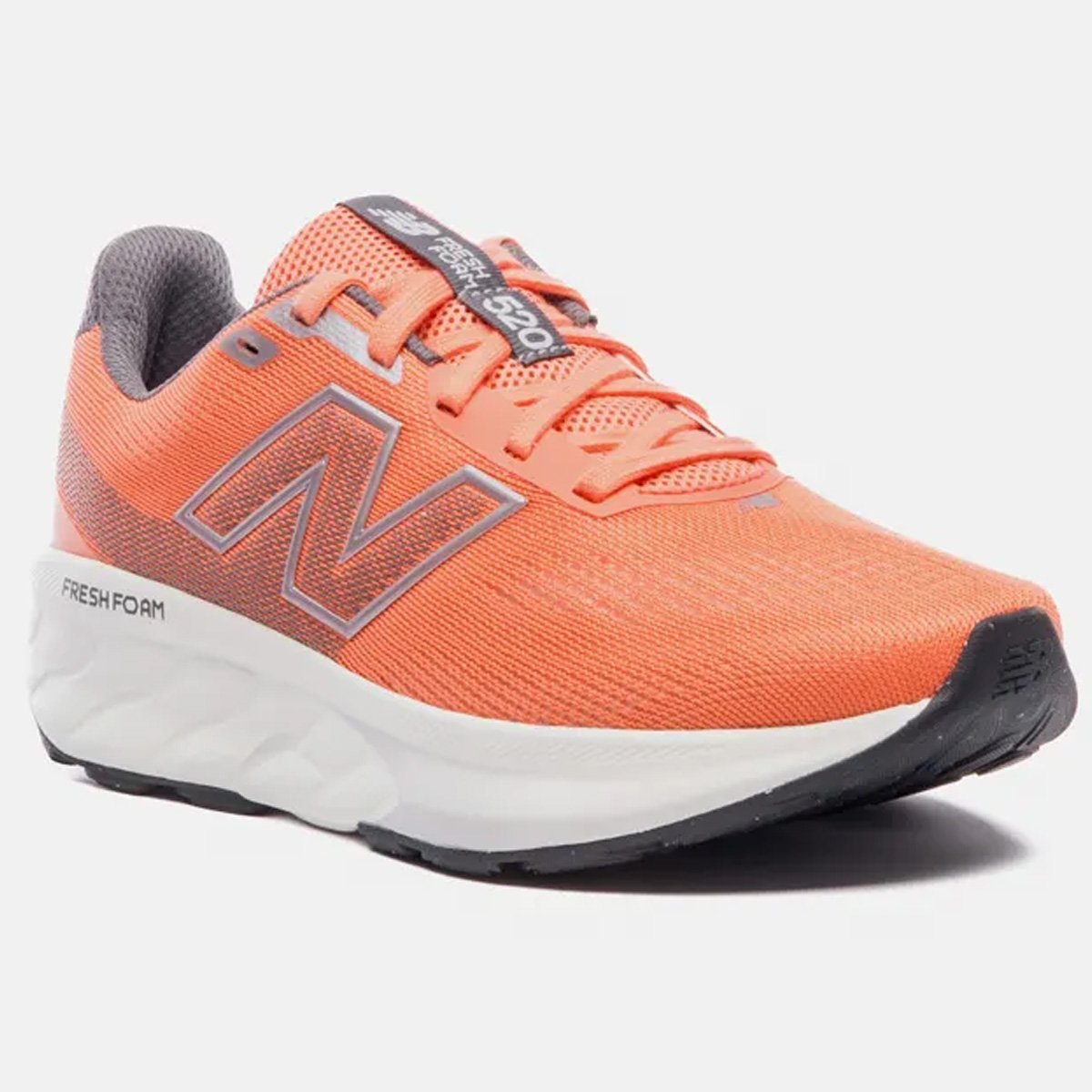 Tenis New Balance Fresh Foam 520 V9 Feminino Coral Coral/Grafite 3