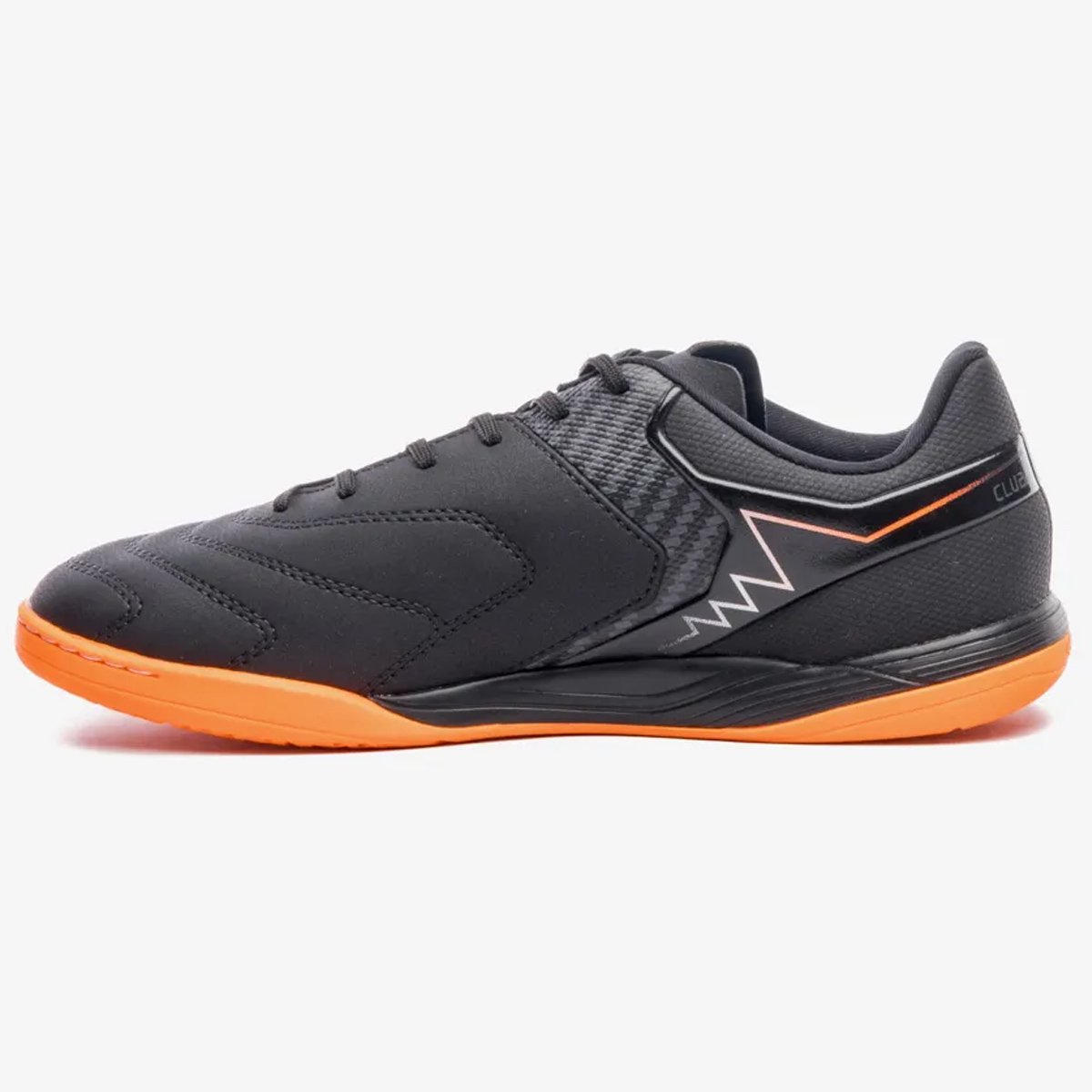 Chuteira Futsal Umbro Adamant Master Class Club Unissex Preto Preto/Prata/Laranja 2