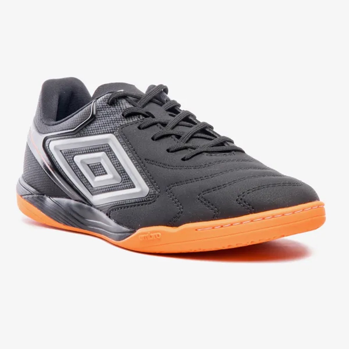 Chuteira Futsal Umbro Adamant Master Class Club Unissex Preto Preto/Prata/Laranja 3