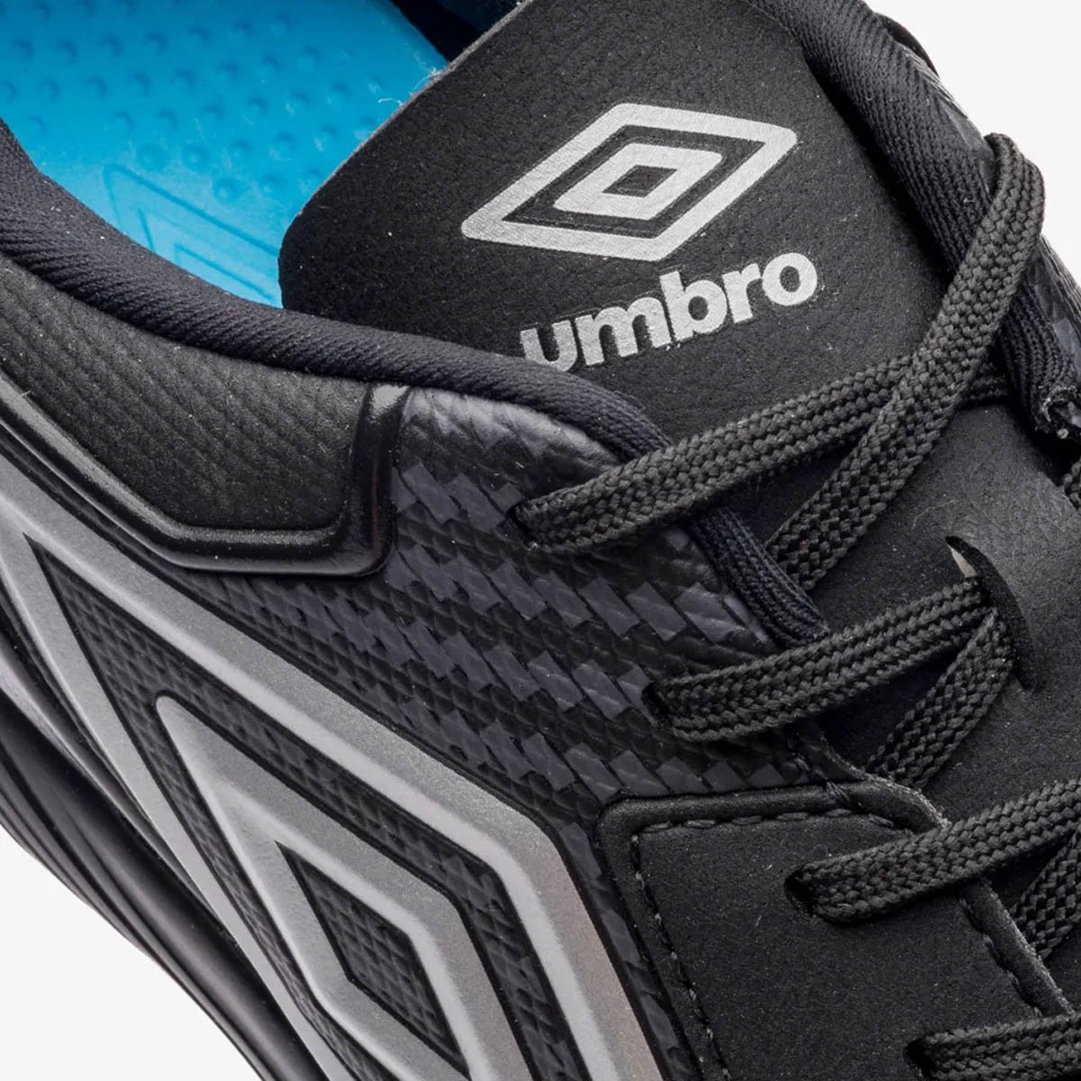 Chuteira Futsal Umbro Adamant Master Class Club Unissex Preto Preto/Prata/Laranja 7