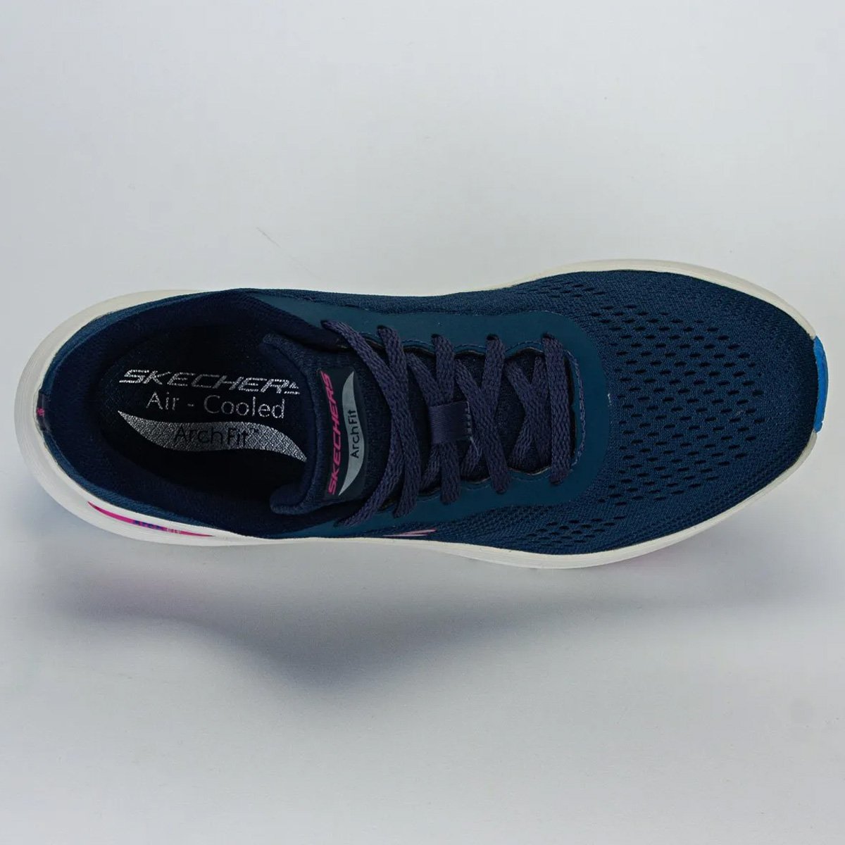 Tenis Skechers Arch Fit 2.0 Big League Feminino Marinho Marinho/Roxo 4