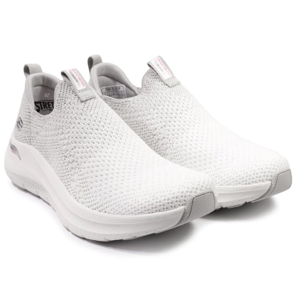 Tenis Skechers Arch Fit 2.0 Feminino Cinza Cinza Claro 4