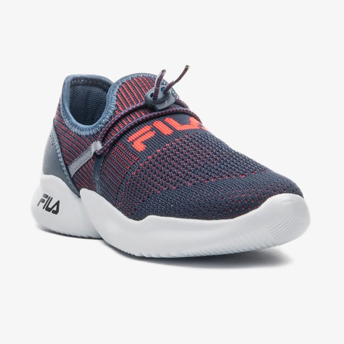 Tenis Fila Play Infantil Marinho Marinho/Vermelho 4