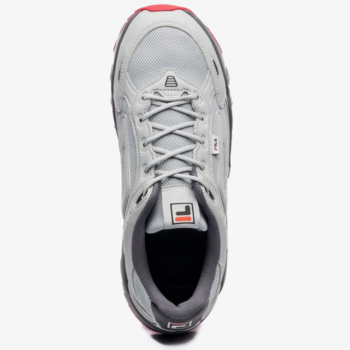 Tenis Fila Venture Tracer 2 Masculino Cinza Cinza/Preto/Vermelho 4