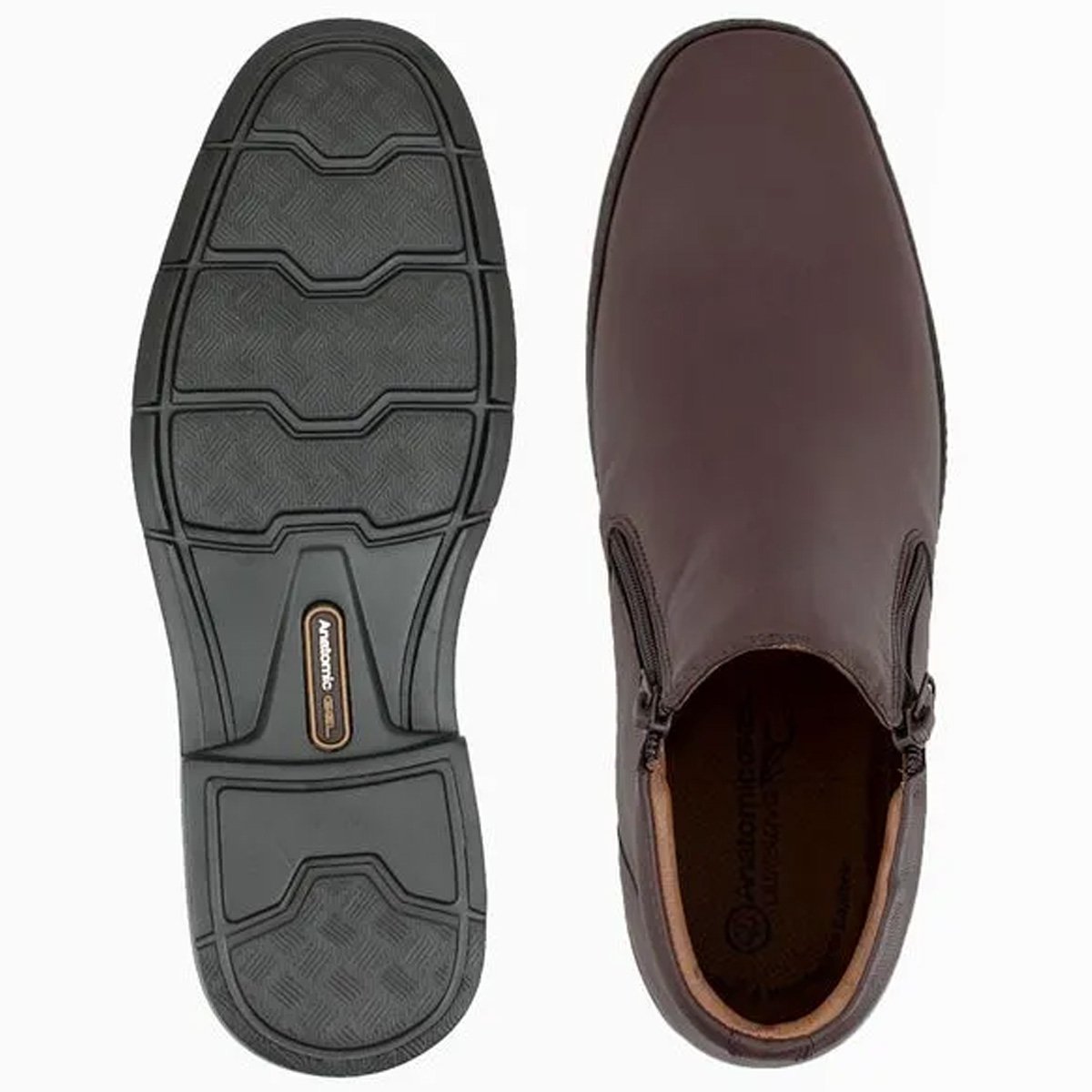 Bota Anatomic Gel 8670 Masculino Brown Brown 4