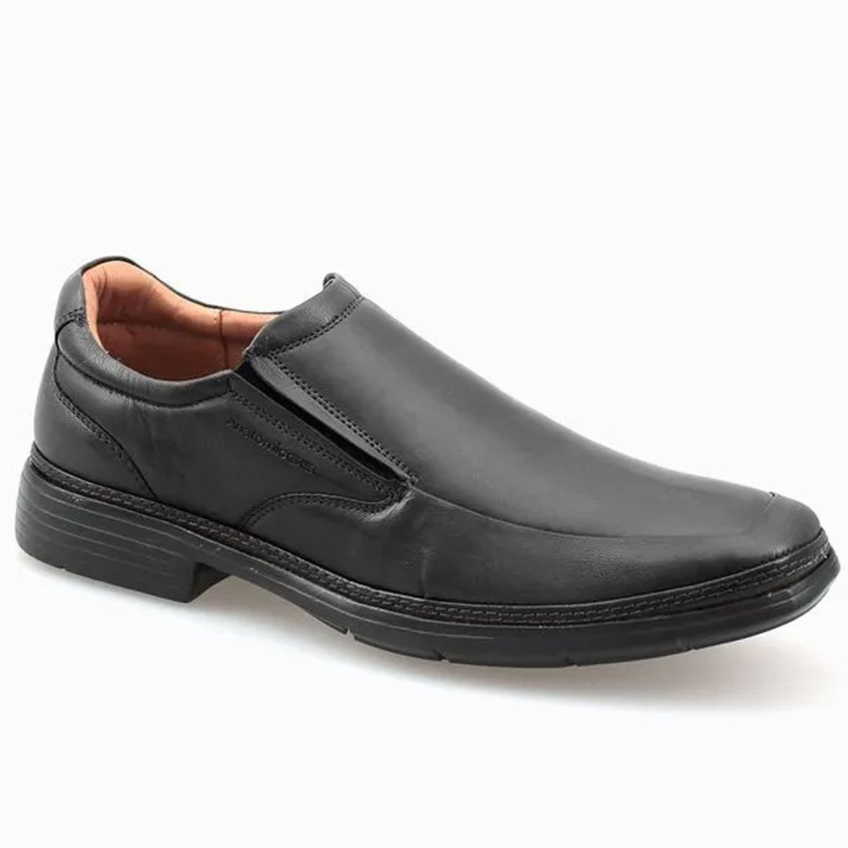 Sapato Social Anatomic Gel 8616 Masculino Preto Preto 2