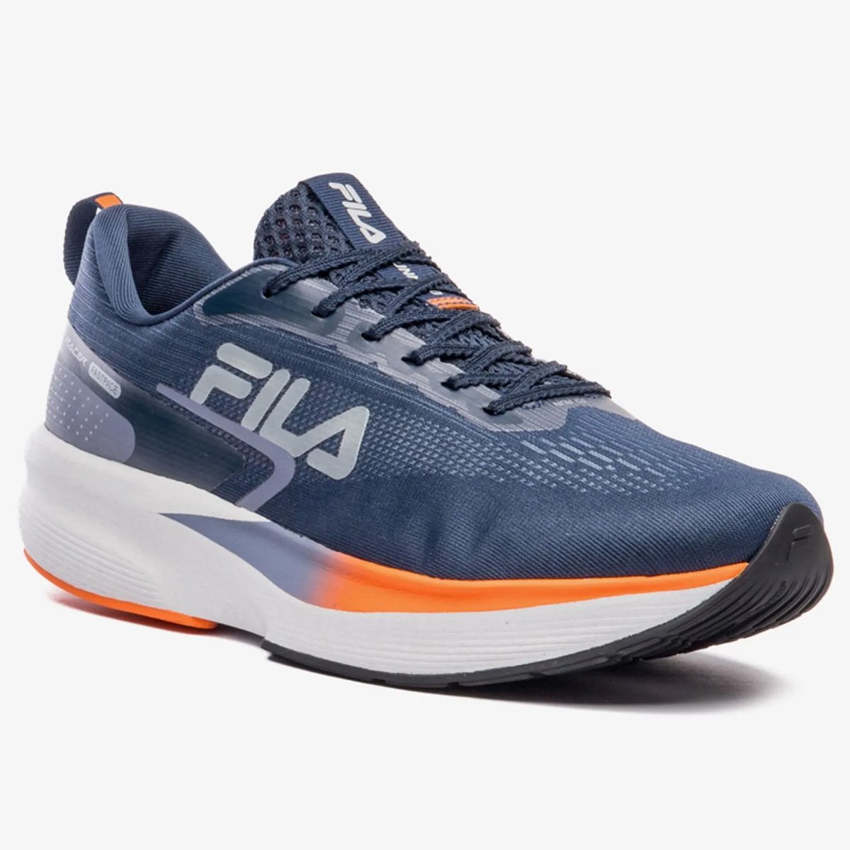 Tenis Fila Racer Fastpace Masculino Marinho Marinho/Laranja 3