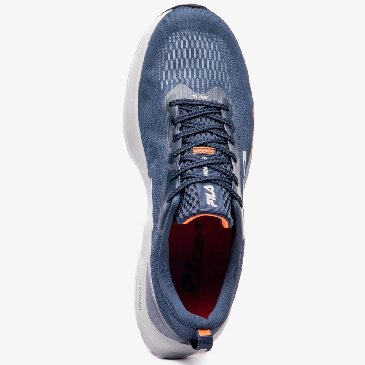 Tenis Fila Racer Fastpace Masculino Marinho Marinho/Laranja 4