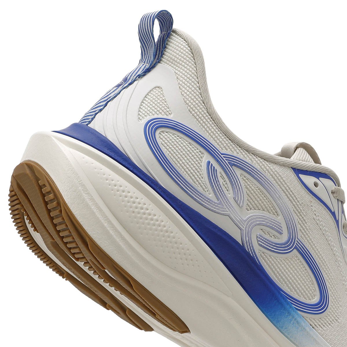Tenis Olympikus Pride 4 Masculino Branco  Branco/Azul 3