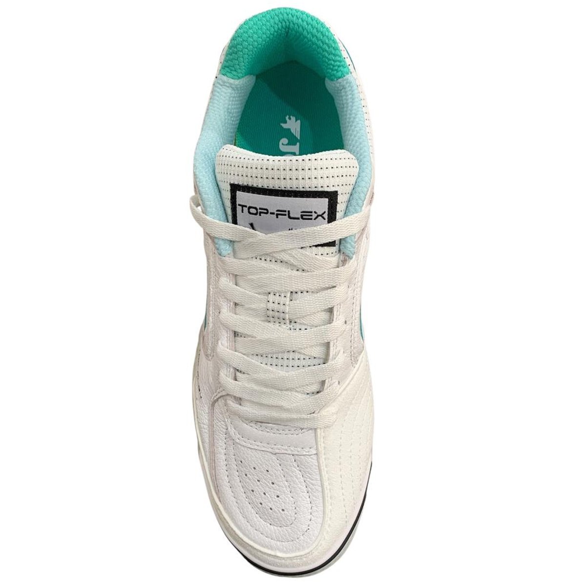 Chuteira Futsal Joma Top Flex Unissex Branco Branco/Verde 3