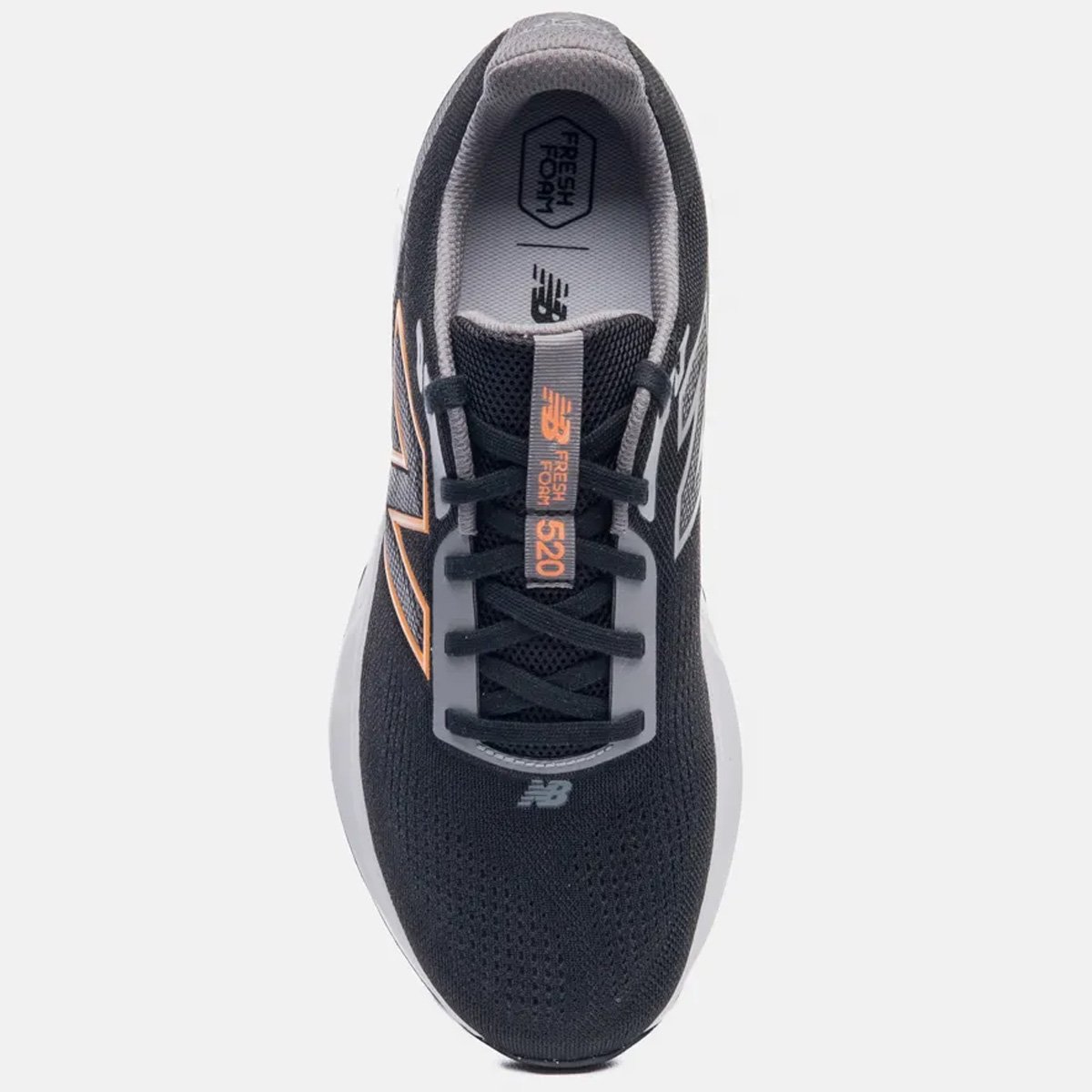 Tenis New Balance Fresh Foam 520V9 Masculino Preto Preto 6