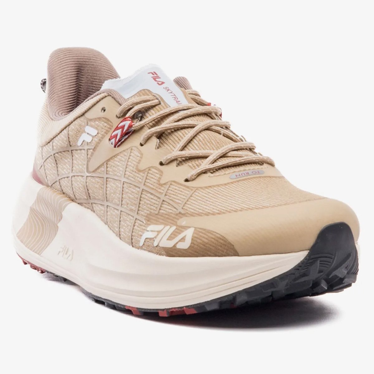 Tenis Fila Racer Skytrail Feminino Bege Bege 3
