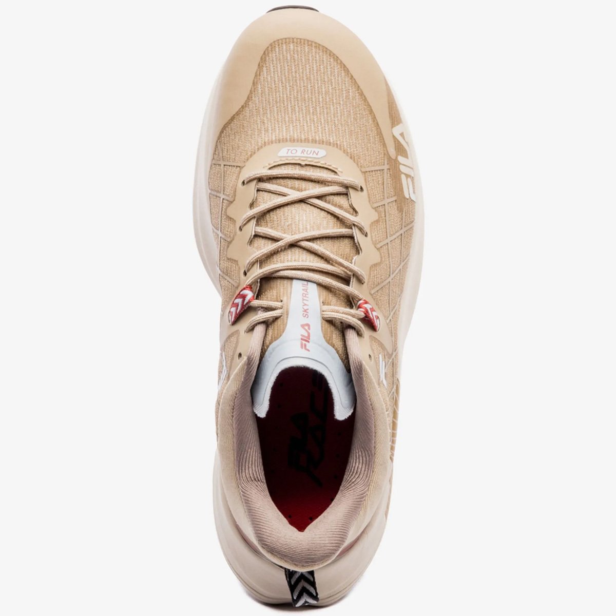 Tenis Fila Racer Skytrail Feminino Bege Bege 4