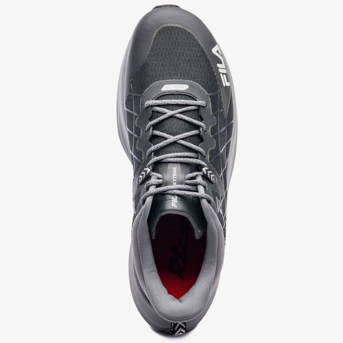 Tenis Fila Racer Skytrail Masculino Preto Preto/Cinza 4