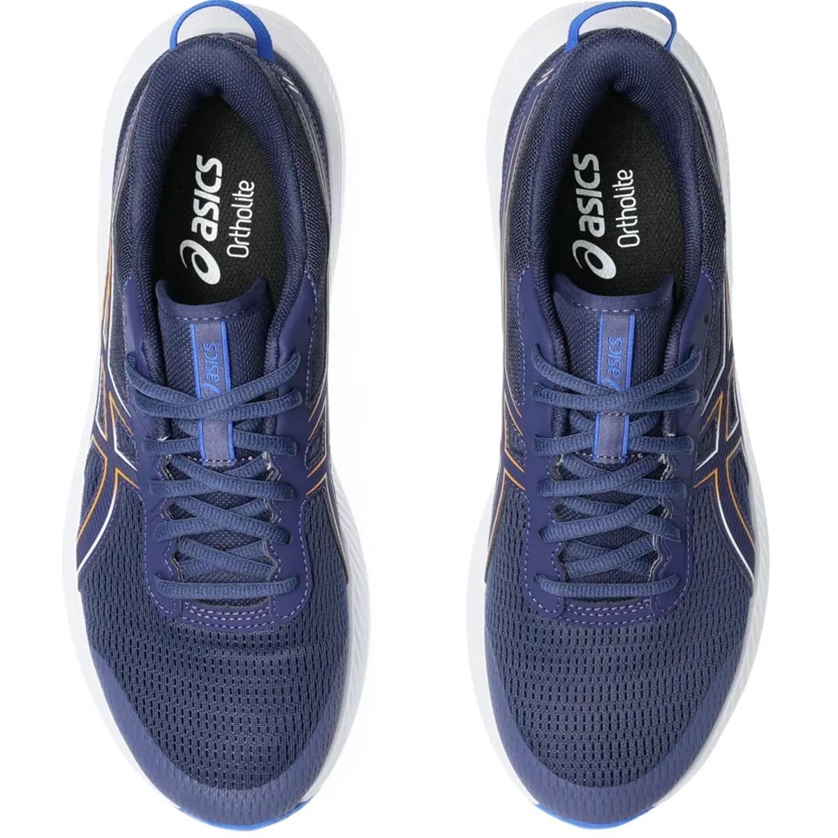 Tenis Asics Jolt 5 Masculino Azul Azul/Laranja 7