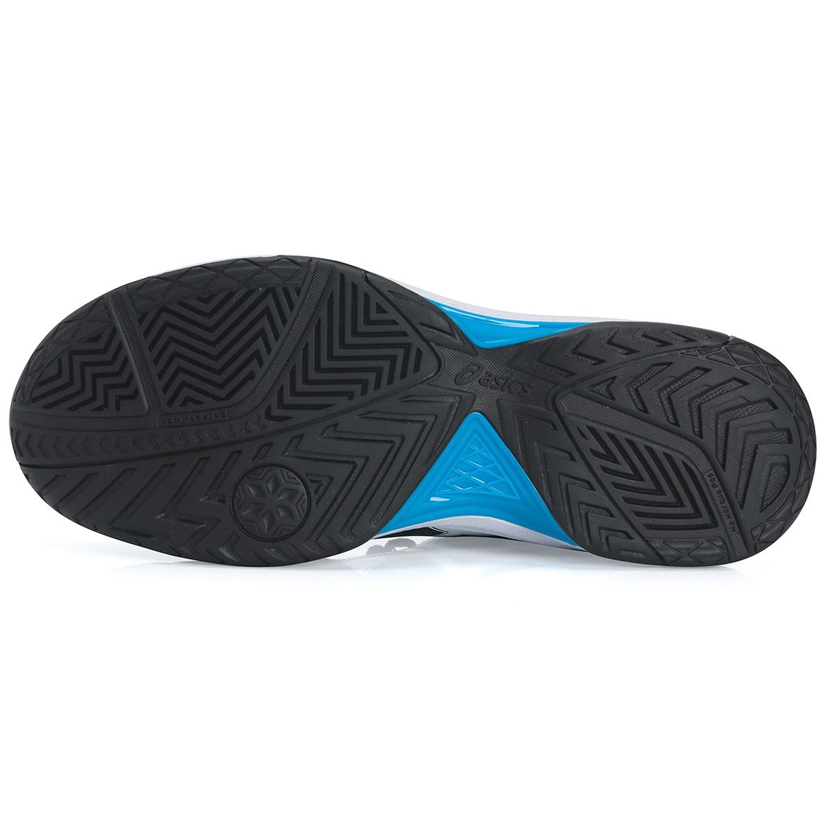 Tenis Asics Gel Dedicate 7 Masculino Preto Preto/Branco/Azul 4