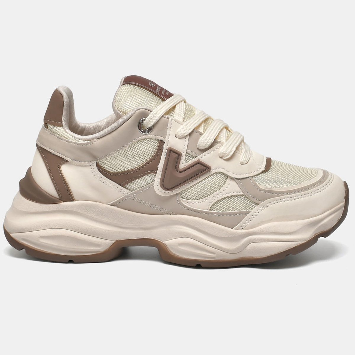 Tenis Via Marte 158-023 Feminino Marfim