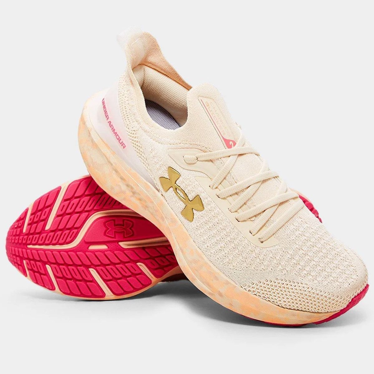 Tenis Under Armour Charged Quicker 2 Feminino  Laranja 2