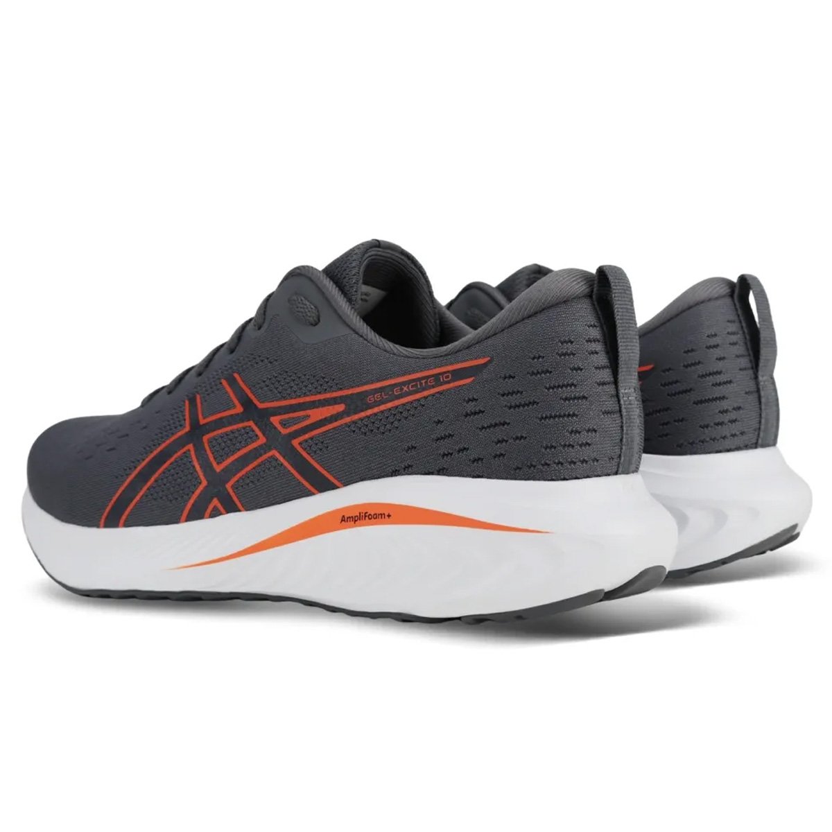Tenis Asics Gel Excite 10 Masculino Cinza Cinza/Laranja 4