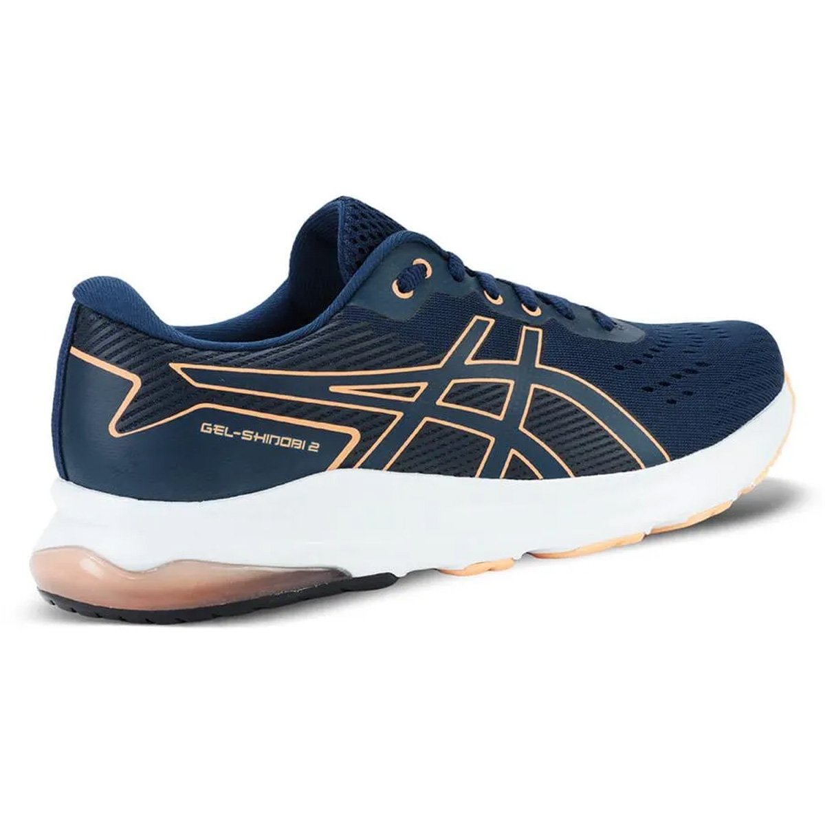 Tenis Asics Gel Shinobi 2 Feminino Marinho Laranja Marinho 4