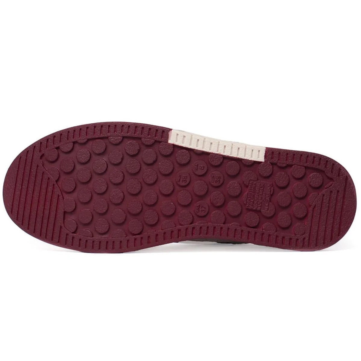 Tenis Via Marte 126-021 Feminino Marfim Marfim/Bordô 2