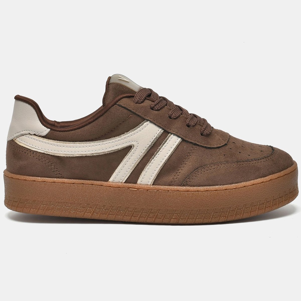 Tenis Via Marte 216-012 Feminino Marrom